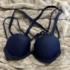 Swimsuit top, navy blue, aerie